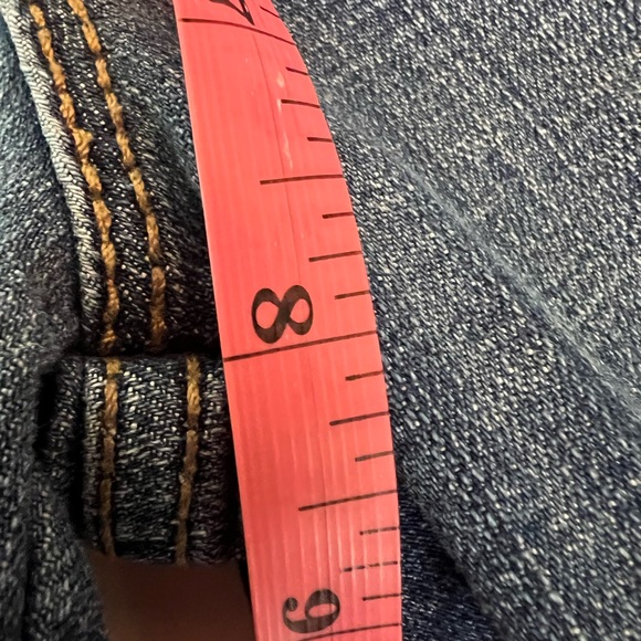 Aura jean denim shorts by women for wrangler Size X Small with spandex - Picture 9 of 12